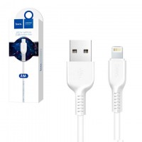 USB кабель Hoco X20 Flash lightning 2m белый