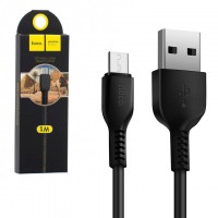 USB кабель Hoco X20 Flash micro USB 1m черный