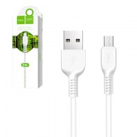 USB кабель Hoco X20 Flash micro USB 2m белый