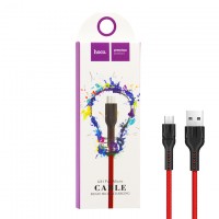 USB кабель Hoco U31 Benay micro USB 1.2m красный