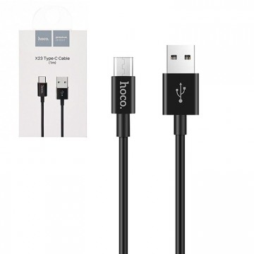 USB кабель Hoco X23 Skilled micro USB 1m черный в Одессе