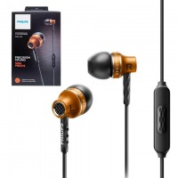 Наушники с микрофоном Philips SHE9100 золотистые