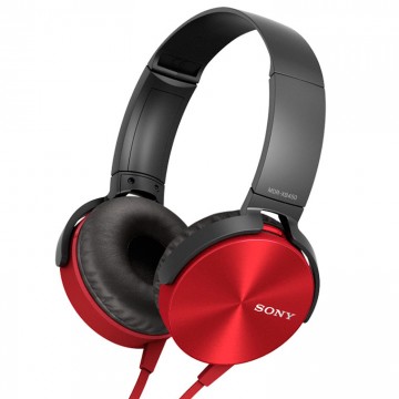 Наушники с микрофоном Sony MDR-XB450 красные в Одессе