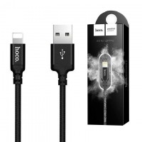 USB кабель Hoco X14 Times Lightning 1m черный