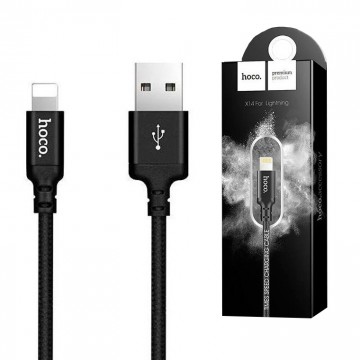 USB кабель Hoco X14 Times Lightning 1m черный в Одессе