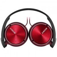 Наушники с микрофоном Sony MDR-ZX310 красные