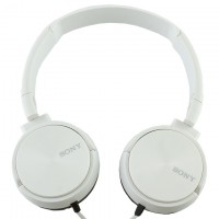 Наушники с микрофоном Sony J-09 белые