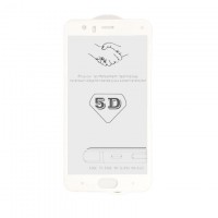 Защитное стекло 5D Xiaomi Mi 6 white тех.пакет