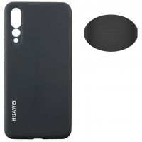 Чехол Silicone Cover Full Huawei P20 Pro, P20 Plus серый