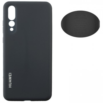 Чехол Silicone Cover Full Huawei P20 Pro, P20 Plus серый в Одессе