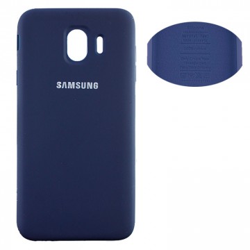 Чехол Silicone Cover Full Samsung J4 2018 J400 синий в Одессе