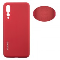 Чехол Silicone Cover Full Huawei P20 Pro, P20 Plus красный