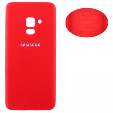 Чехол Silicone Cover Full Samsung A8 2018 A530 красный в Одессе