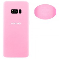 Чехол Silicone Cover Full Samsung S8 G950 розовый