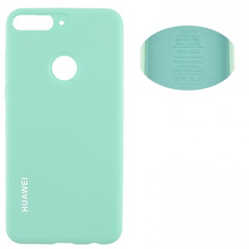 Чехол Silicone Cover Full Huawei Honor 7C Pro, Nova 2 Lite, Y7 2018, Y7 Prime 2018 бирюзовый в Одессе