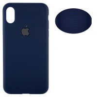 Чехол Silicone Cover Full Apple iPhone X , iPhone XS 5.8 синий