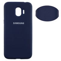 Чехол Silicone Cover Full Samsung J2 2018 J250, J2 Pro 2018 синий