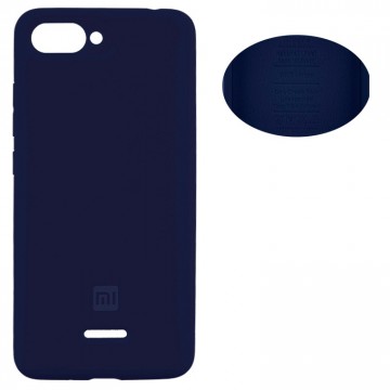 Чехол Silicone Cover Full Xiaomi Redmi 6A синий в Одессе