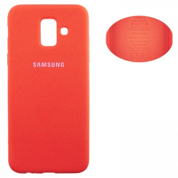 Чехол Silicone Cover Full Samsung A6 2018 A600 оранжевый в Одессе