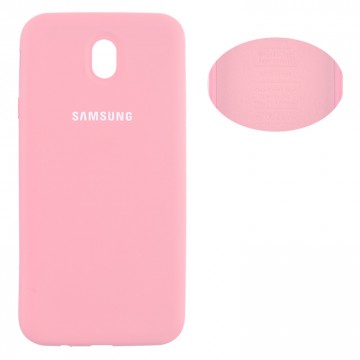 Чехол Silicone Cover Full Samsung J7 2017 J730 розовый в Одессе