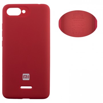 Чехол Silicone Cover Full Xiaomi Redmi 6A красный в Одессе