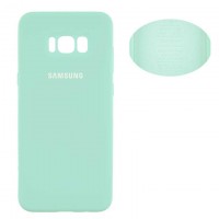 Чехол Silicone Cover Full Samsung S8 Plus G955 бирюзовый