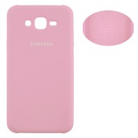 Чехол Silicone Cover Full Samsung J7 2015 J700, J7 Neo J701 розовый
