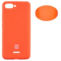 Чехол Silicone Cover Full Xiaomi Redmi 6A оранжевый