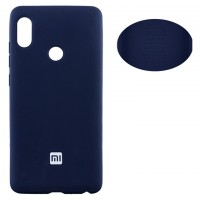 Чехол Silicone Cover Full Xiaomi Redmi Note 5, Redmi Note 5 Pro синий