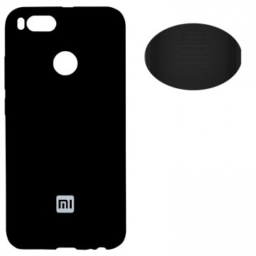 Чехол Silicone Cover Full Xiaomi Mi5x, Mi A1 черный в Одессе