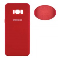 Чехол Silicone Cover Full Samsung S8 Plus G955 красный