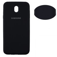 Чехол Silicone Cover Full Samsung J7 2017 J730 черный