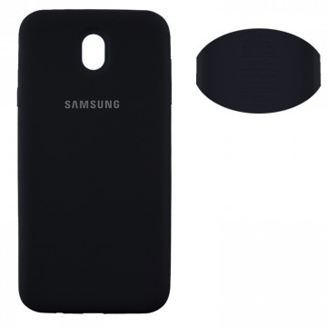 Чехол Silicone Cover Full Samsung J7 2017 J730 черный в Одессе