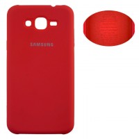 Чехол Silicone Cover Full Samsung J3 2016 J310, J320 красный