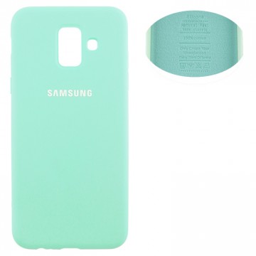 Чехол Silicone Cover Full Samsung A6 2018 A600 бирюзовый в Одессе