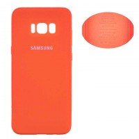 Чехол Silicone Cover Full Samsung S8 Plus G955 оранжевый