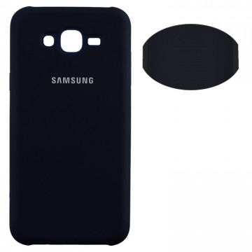 Чехол Silicone Cover Full Samsung J7 2015 J700, J7 Neo J701 черный в Одессе