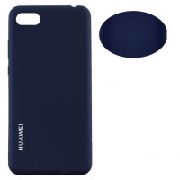 Чехол Silicone Cover Full Huawei Y5 2018, Y5 Prime 2018, Honor 7A синий