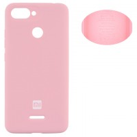 Чехол Silicone Cover Full Xiaomi Redmi 6 розовый