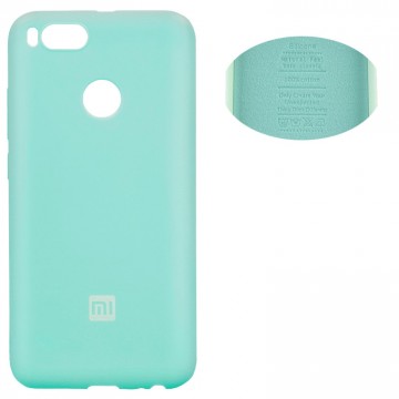 Чехол Silicone Cover Full Xiaomi Mi5x, Mi A1 бирюзовый в Одессе