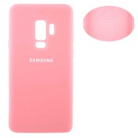 Чехол Silicone Cover Full Samsung S9 Plus G965 розовый