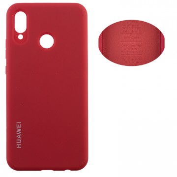 Чехол Silicone Cover Full Huawei P20 Lite, Nova 3e красный в Одессе