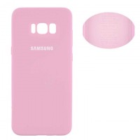 Чехол Silicone Cover Full Samsung S8 Plus G955 розовый