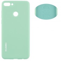 Чехол Silicone Cover Full Huawei Y9 2018 бирюзовый