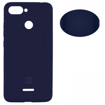 Чехол Silicone Cover Full Xiaomi Redmi 6 синий в Одессе