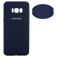 Чехол Silicone Cover Full Samsung S8 Plus G955 синий