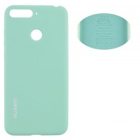 Чехол Silicone Cover Full Huawei Y6 2018, Y6 Prime 2018, Honor 7A Pro бирюзовый