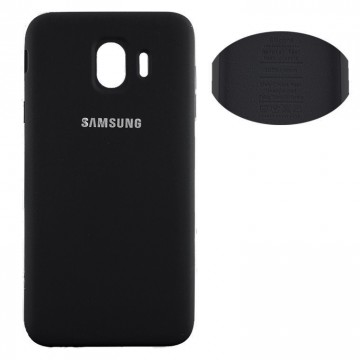 Чехол Silicone Cover Full Samsung J4 2018 J400 черный в Одессе