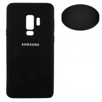 Чехол Silicone Cover Full Samsung S9 Plus G965 черный