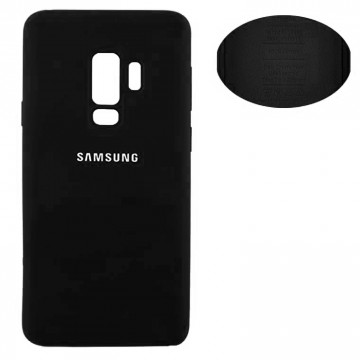 Чехол Silicone Cover Full Samsung S9 Plus G965 черный в Одессе